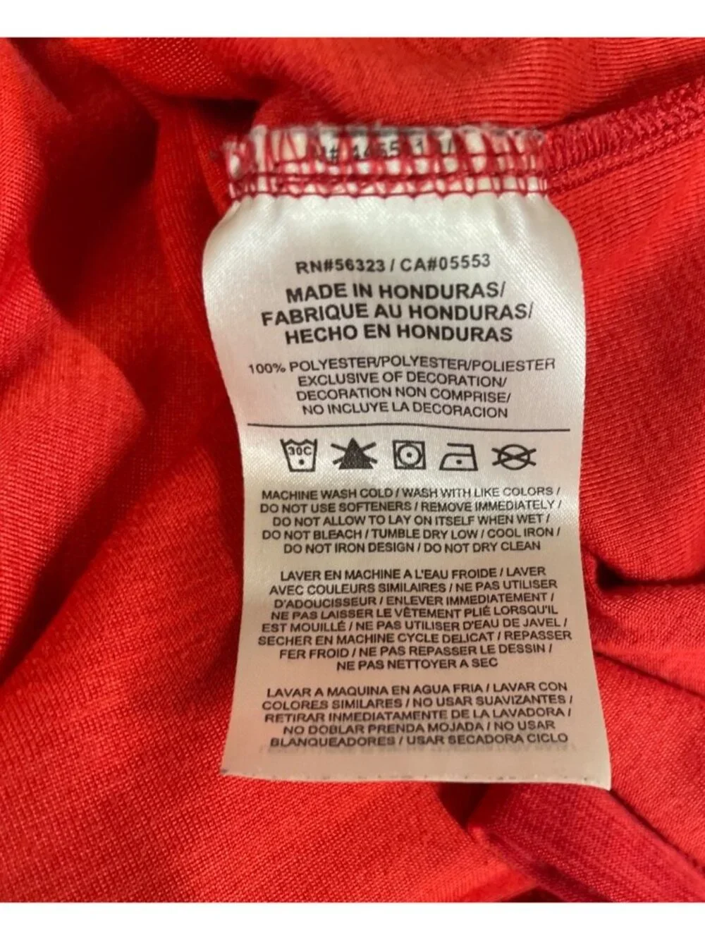 Nike Dri-Fit Red Heathered Short Sleeve T-Shirt Mens Size Large